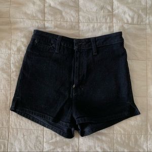 BDG pin up high rise denim shorts